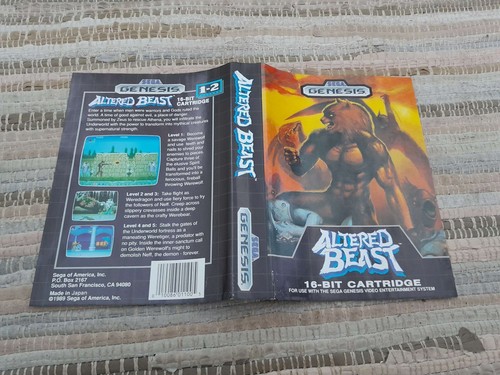 Megadrive altered beast - megadrive,